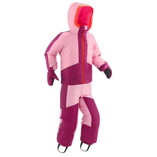 Wedze Schneeanzug Skianzug Kinder warm wasserdicht - 580 rosa