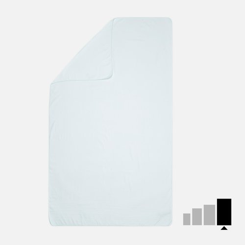 Nabaiji Mikrofaser-Handtuch ultraleicht XL 110 × 175 cm - weiß