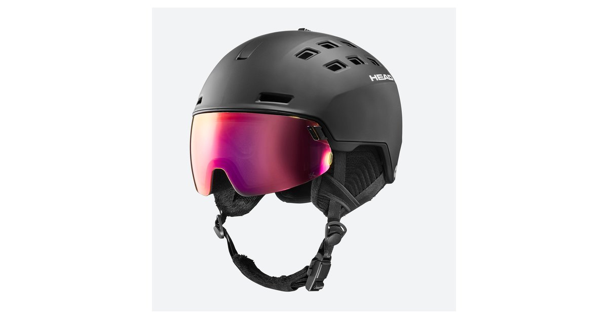 Head Skihelm Erwachsene Mit Visier - Radar MIPS Head Schwarz