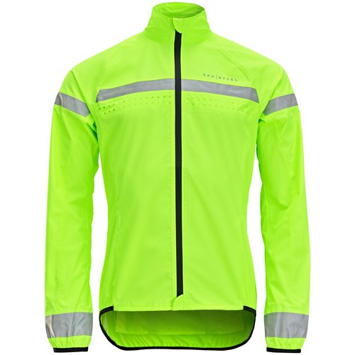 Van Rysel Herren langarm Rennrad Regenjacke - RC120 sichtbar EN11353