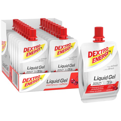 Dextro Energy Liquid Gel Cherry+Caffeine 18 Stck./K., Energie Gel,