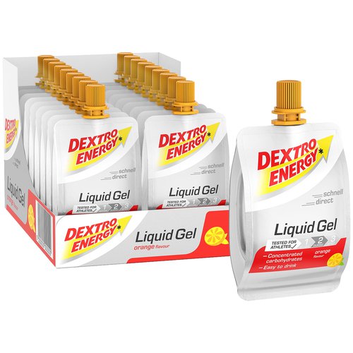 Dextro Energy Liquid Gel Orange 18 Stck./Karton, Energie Gel,