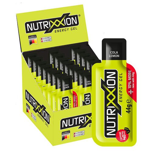 Nutrixxion Cola Lemon m. Koffein 24 Stck. Energy Gel, Energie Gel,