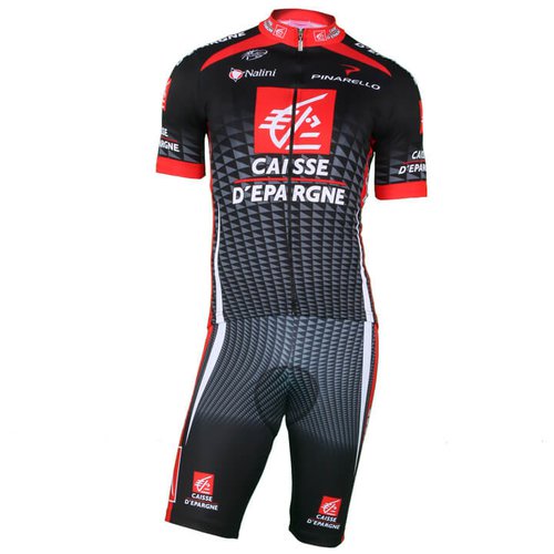 Nalini Set CAISSE D'EPARGNE (Radtrikot + Radhose), für Herren, Fahrradbekleidung|CAISSE