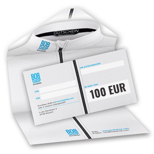 Bobshop Geschenkgutschein, Bobshop Gutschein 100 Euro|Bobshop gift voucher 100 EUR|Talon