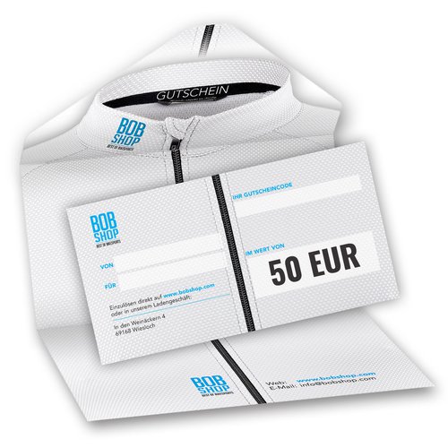 Bobshop Geschenkgutschein, Bobshop Gutschein 50 Euro|Bobshop gift voucher 50 EUR|Talon