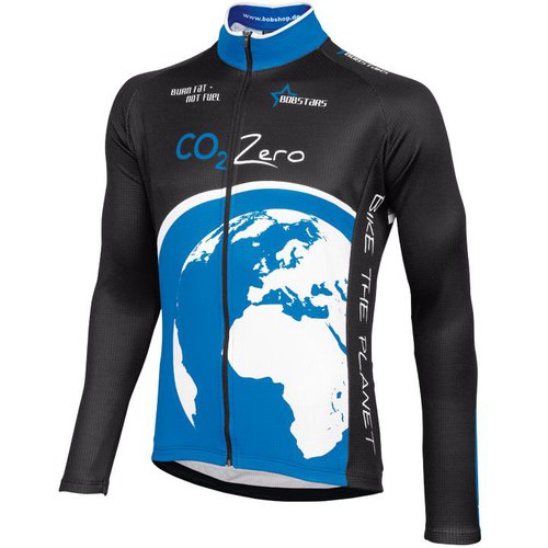 Bobstars Radtrikot, BOBSTARS Langarmtrikot CO2Zero, für Herren