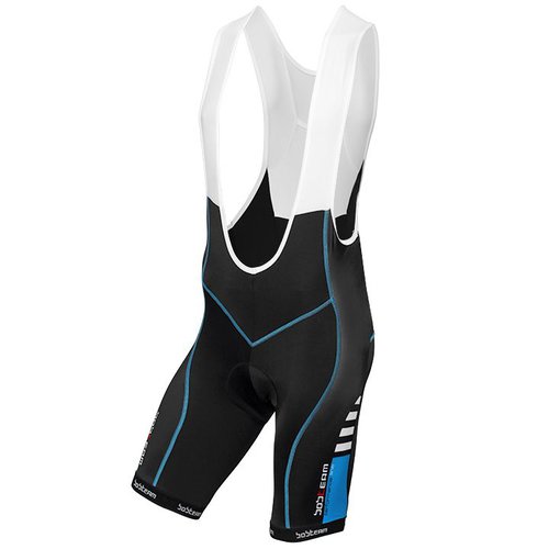 Bobteam Radlerhose, BOBTEAM Performance Line III kurze Trägerhose, für Herren