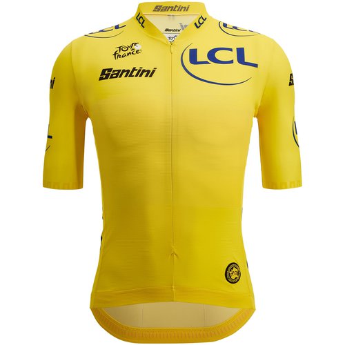 Santini TOUR DE FRANCE Race Gelbes Trikot 2022 Kurzarmtrikot, für Herren