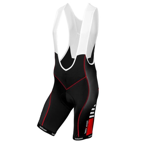 Bobteam Fahrradhose, BOBTEAM Performance Line III kurze Trägerhose, für Herren
