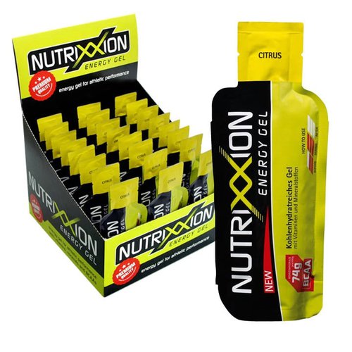 Nutrixxion Citrus 24 Stck. /Karton Energy Gel, Energie Gel,