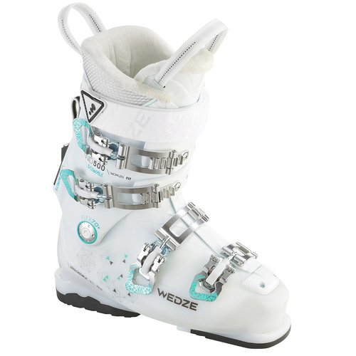 Wedze Skischuhe Piste Wid 500 Damen weiß