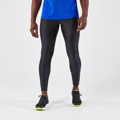 Kalenji Lauftights lang Herren atmungsaktiv - Run 100 Dry schwarz