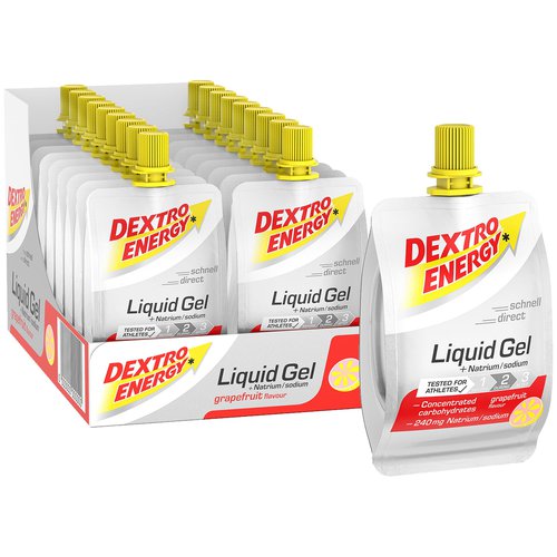 Dextro Energy Liquid Gel Grapefruit+Natrium 18 Stck./K., Energie Gel,