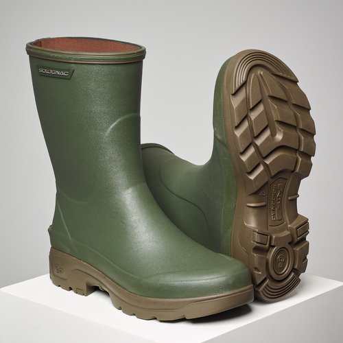 Solognac Gummistiefel 500 Neopren warm grün