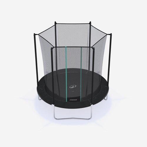Domyos Trampolin mit Sicherheitsnetz Montage ohne Werkzeug - 240