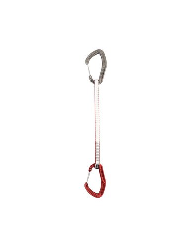 Dmm Climbing DMM Expresse Alpha Trad 25cm TitaniumRed Schlingenmaterial - Dyneema PE, Expressschlingenlänge - 250 mm, Schnapper Art - Drahtbügel -  Drahtbügel,