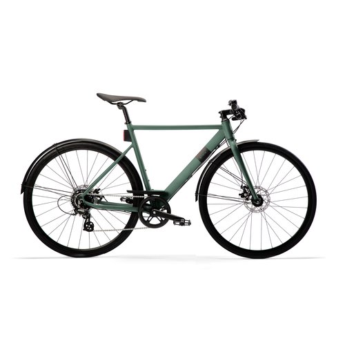 Btwin City Bike 28 Zoll Elops Speed 900 grün