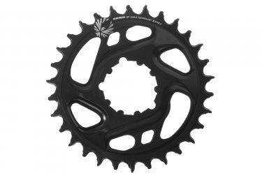SRAM kettenblatt x sync 2 cold forged eagle direct mount 6 mm offset 12 gange schwarz
