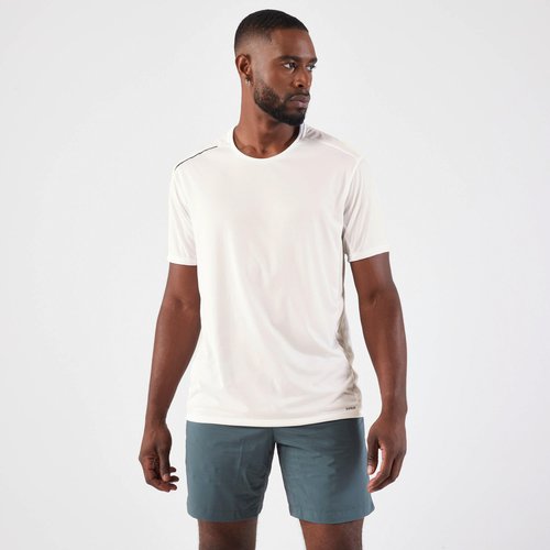 Kiprun Laufshirt kurzarm Herren atmungsaktiv - Run 500 Dry+ weiss
