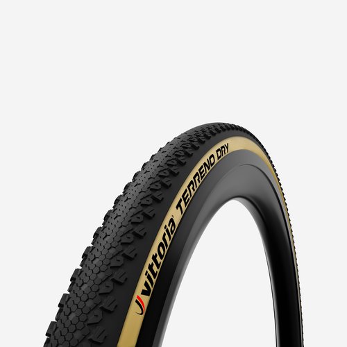 Vittoria Fahrradreifen Faltreifen Gravel Vittoria Terreno Dry 700×38 Tan Wall