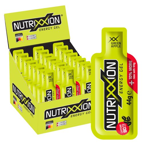 Nutrixxion Gel mit Koffein XX- Force Green Apple, Energie Gel,