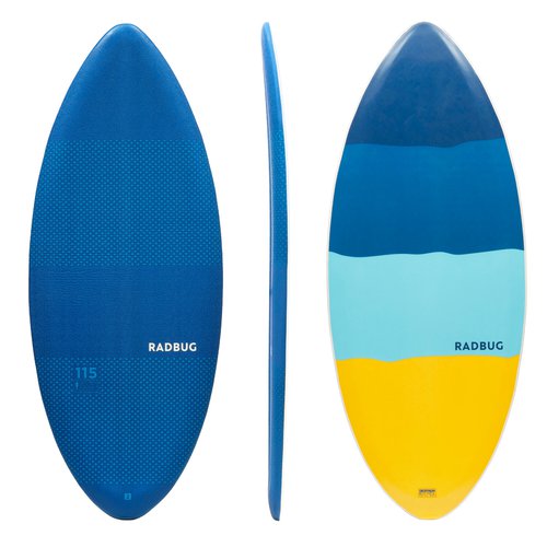 Radbug Skimboard Kinder Schaumstoff - blau/türkis