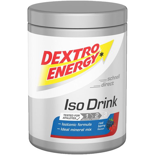 Dextro Energy Iso Red Berry 440g Dose Drink, Energie Getränk,