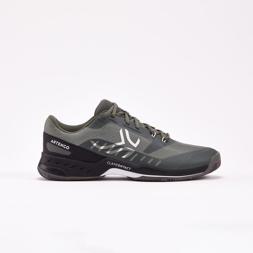 Artengo Herren Tennisschuhe Sandplatz - Fast khaki/schwarz