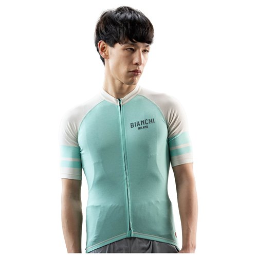 Bianchi Milano Lifestyle Gravel Kurzarmtrikot, für Herren