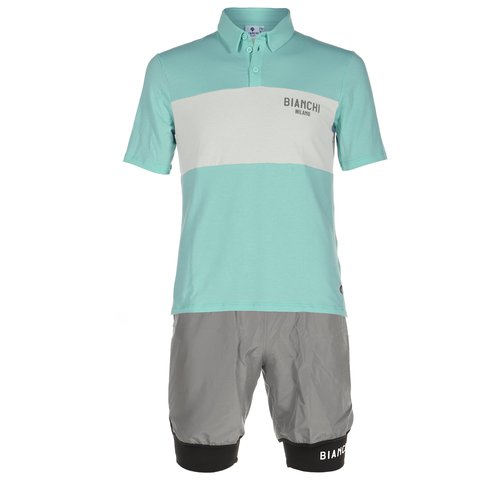 Bianchi Milano Set (Radtrikot + Radhose) BIANCHI MILANO Lifestyle Gravel Set (2 Teile), für