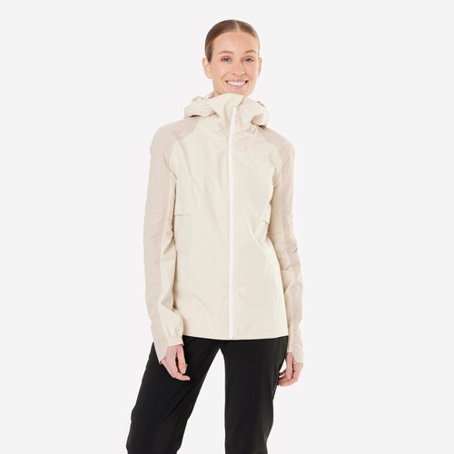 Rockrider Fahrrad Regenjacke MTB Komfort 900 Damen beige