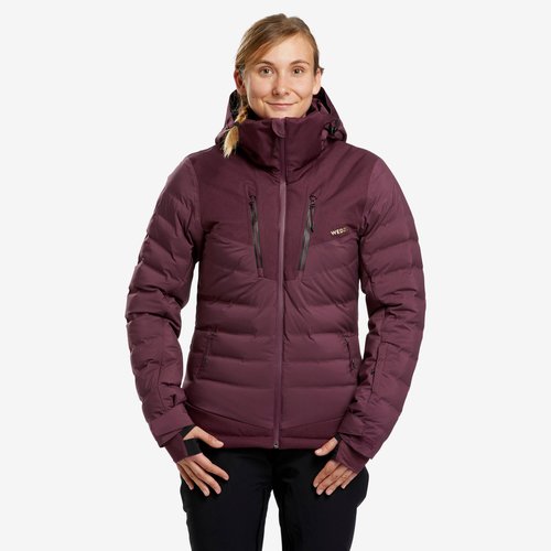 Wedze Skijacke Daunenjacke Damen warm - 900 bordeaux