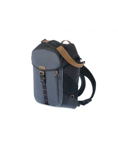Basil Miles Daypack - Fahrradschultertasche - Fahrradrucksack - 17l - schwarzgrau Taschenvariante - Gepäckträgertaschen,