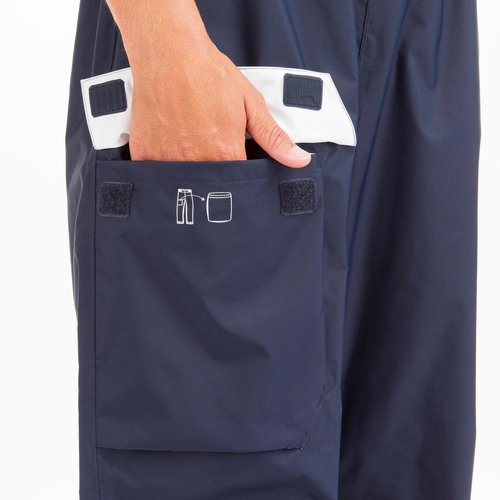 Tribord Regenhose Segeln Damen wasserdicht 100 marineblau