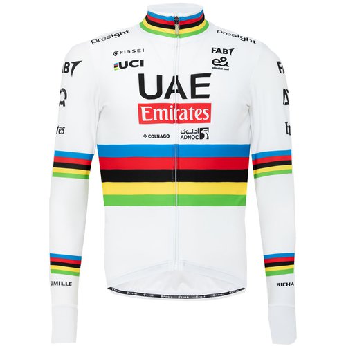 Pissei UAE TEAM EMIRATES Weltmeister 2024 Langarmtrikot, für Herren