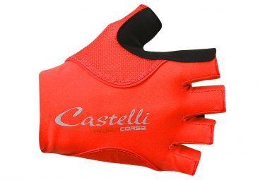 Castelli rosso corsa pave gloves   rouge
