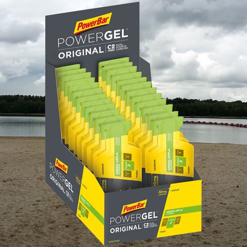 Powerbar PowerBar GEL 24 Tütchen a 41g Green Apple | Apfel + Koffein