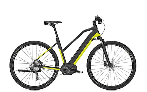 Kalkhoff ENTICE 5.B ADVANCE (2019) - 28 Zoll 500Wh 10K Trapez - magicblack/limegreen matt