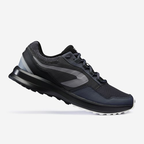 Kalenji Laufschuhe Herren - Run Active Grip schwarz/grau