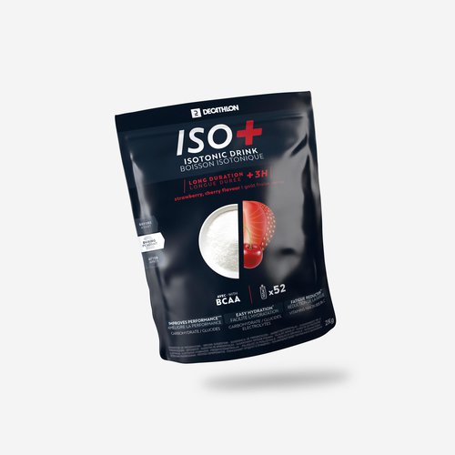 Decathlon Iso+ Getränkepulver Erdbeere/Kirsche 2 kg