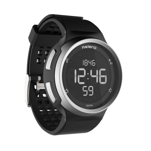Kalenji Sportuhr W900 Herren schwarz