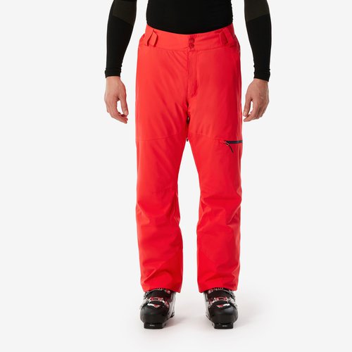 Wedze Skihose Herren warm und verstellbar - 500 rot