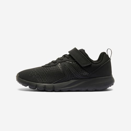 Decathlon Sportschuhe Kinder Klettverschluss leicht - Soft 140 schwarz
