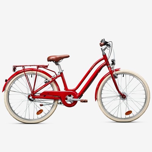 Btwin Kinderfahrrad  24 Zoll Elops 900 rot
