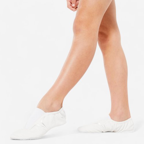Domyos Gymnastikschuhe Mikrofaser - weiss