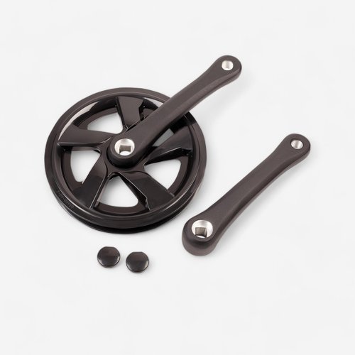 Btwin Kurbelgarnitur 1-fach Kettenblatt mit 152 mm Tretkurbeln und 40 Zähnen