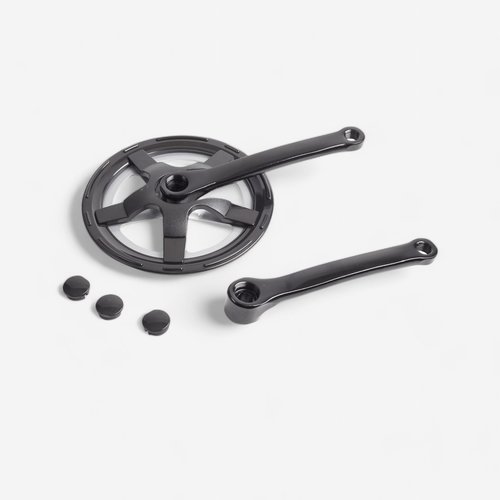 Btwin Einfach-Kurbelsatz 40t 170 mm schwarz