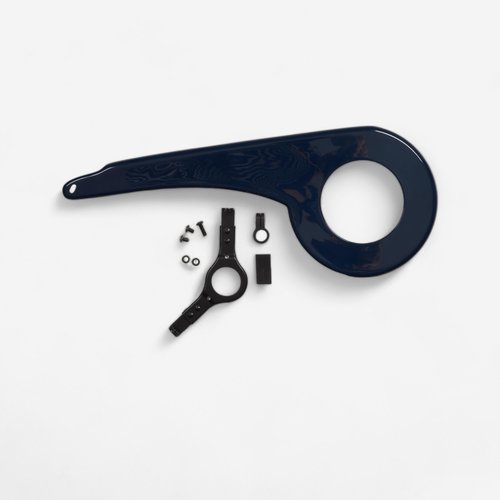 Btwin Kettenschutz für 24"-Fahrrad Original 500 marineblau