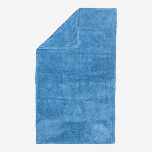 Nabaiji Mikrofaser-Badetuch ultraweich L 80 × 130 cm - blau